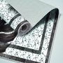 Mijölnir Kt476 Juego de Alfombrillas de Baño de Poliéster, Confortables, Antideslizantes y Antibacterianas para un Baño Lujoso y Seguro, Set 2 Piezas